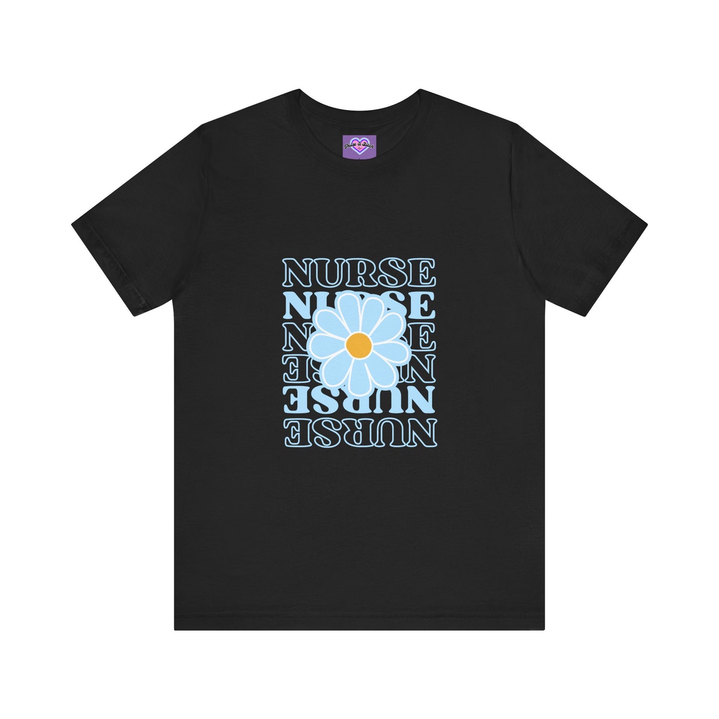 Daisy Floral Nurse T-Shirt