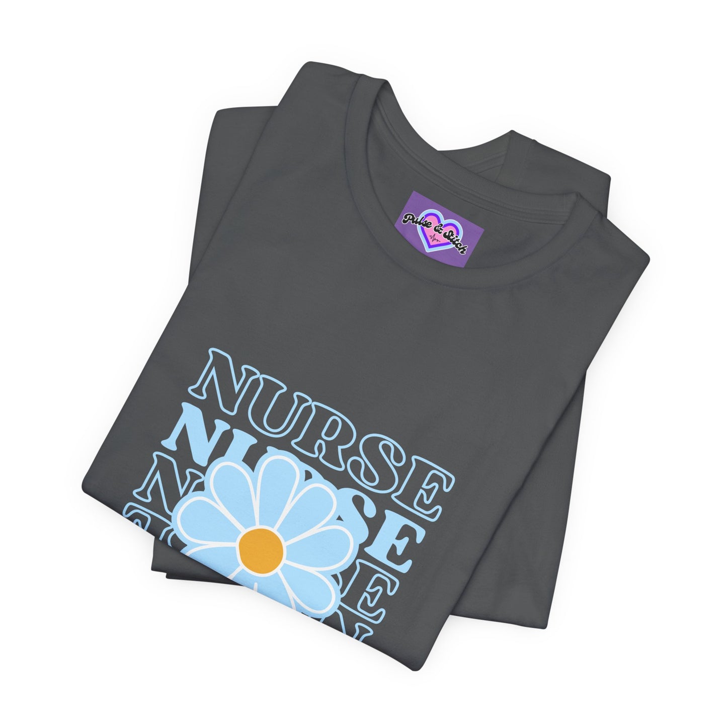 Daisy Floral Nurse T-Shirt