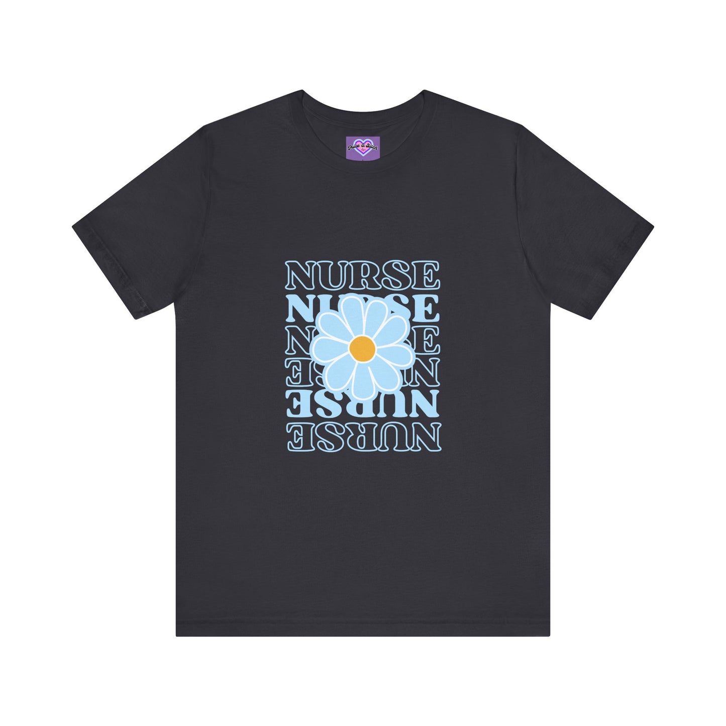 Daisy Floral Nurse T-Shirt