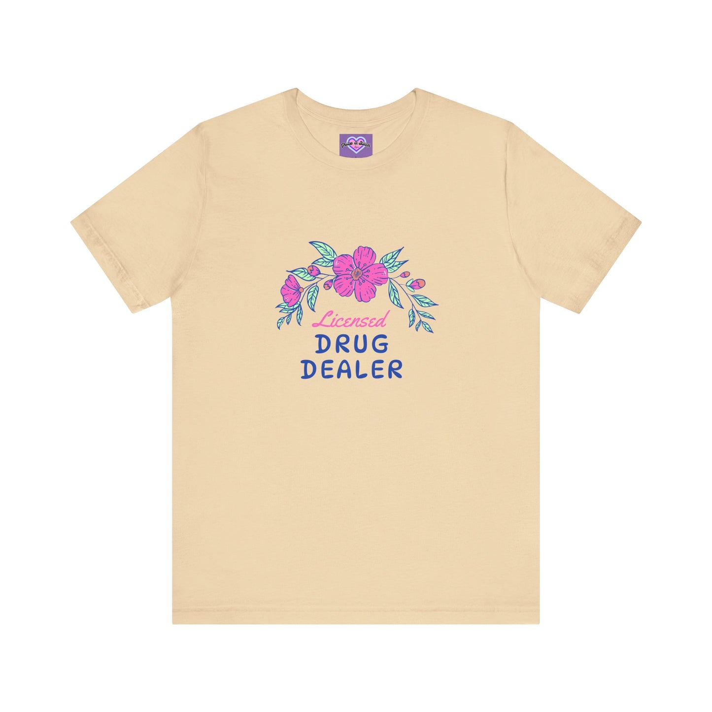 Licensed Drug Dealer Floral Nurse T-Shirt