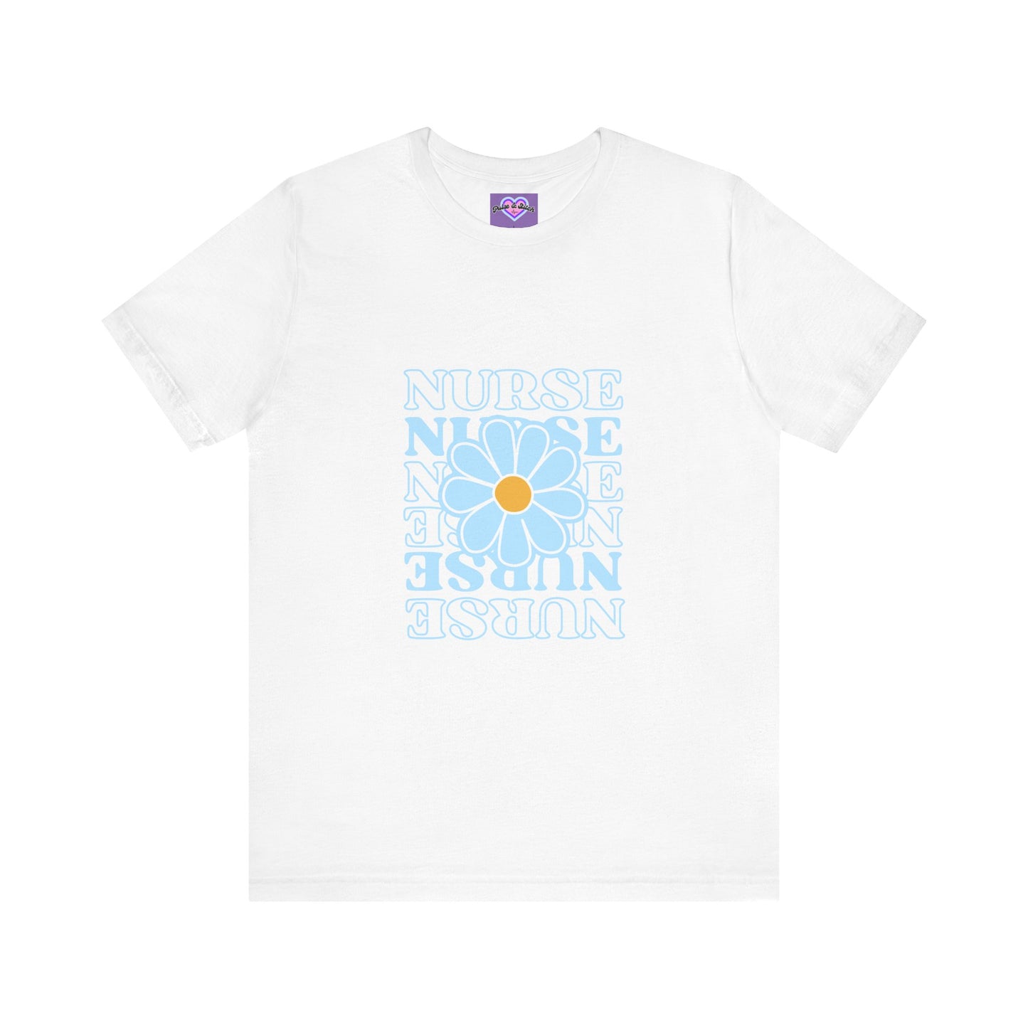 Daisy Floral Nurse T-Shirt