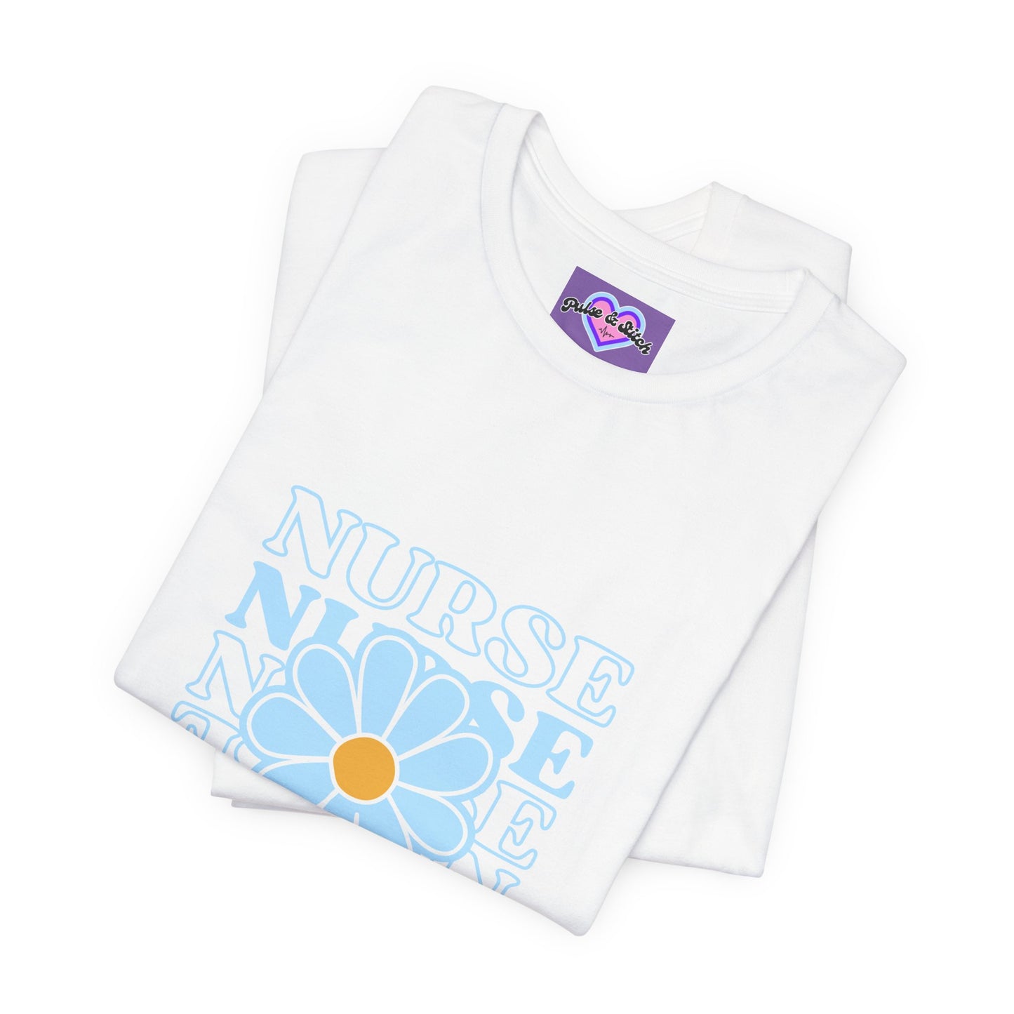 Daisy Floral Nurse T-Shirt
