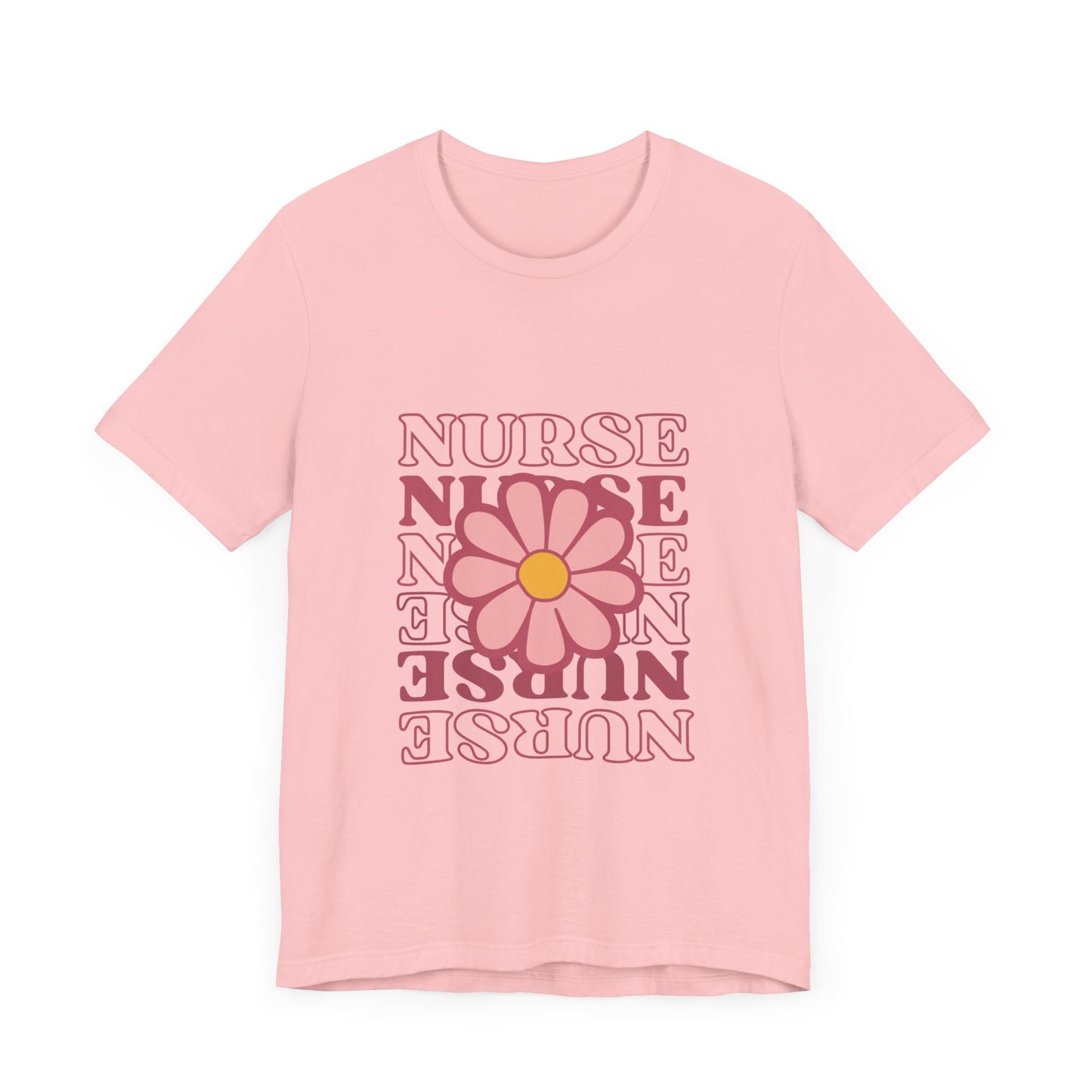 Daisy Floral Nurse T-Shirt