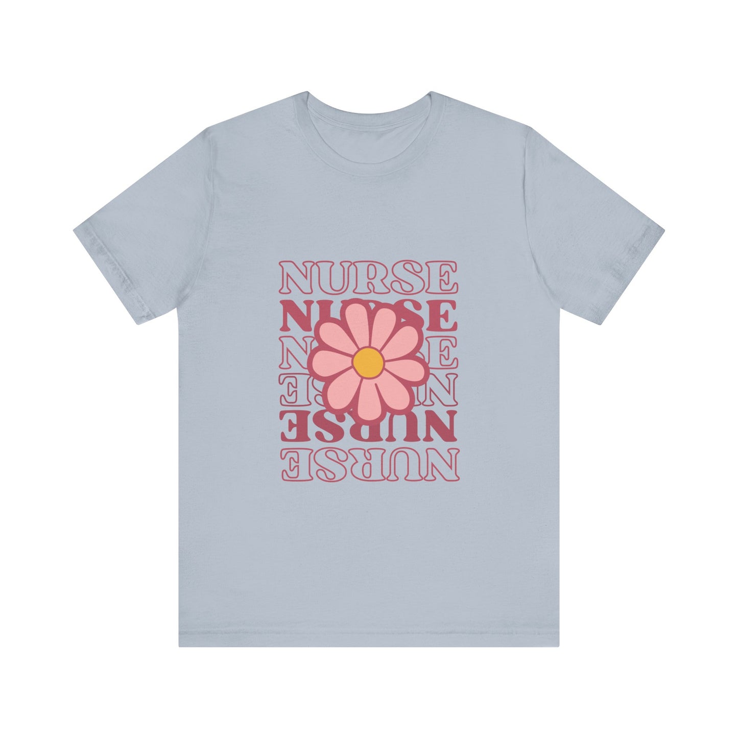 Daisy Floral Nurse T-Shirt