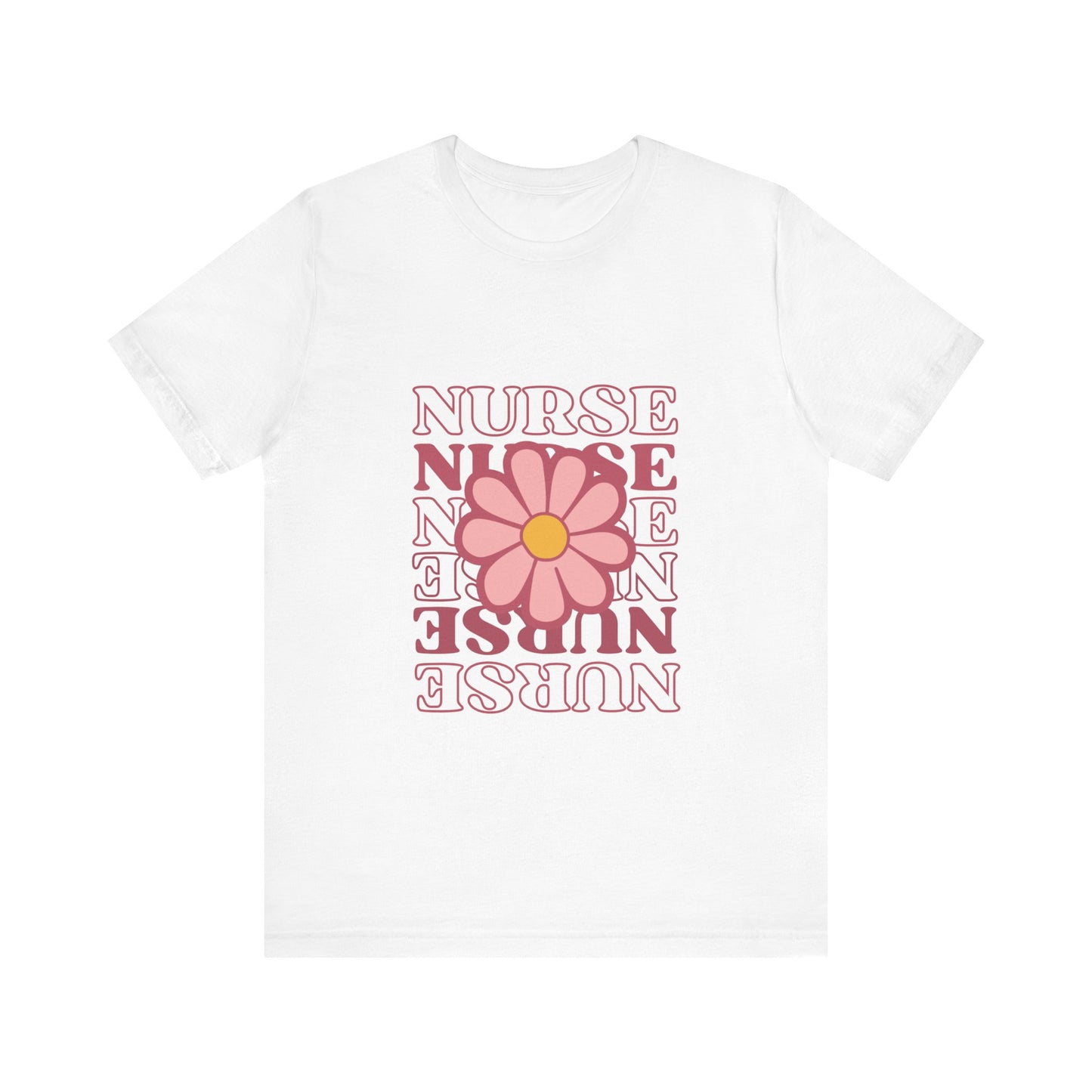 Daisy Floral Nurse T-Shirt