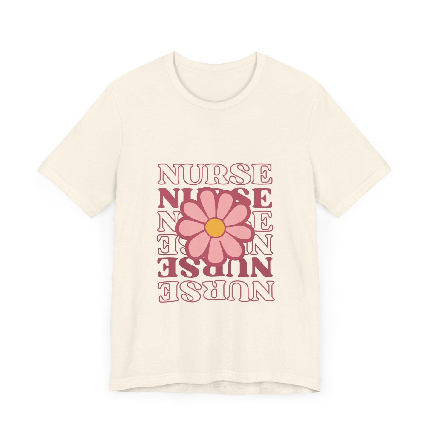 Daisy Floral Nurse T-Shirt