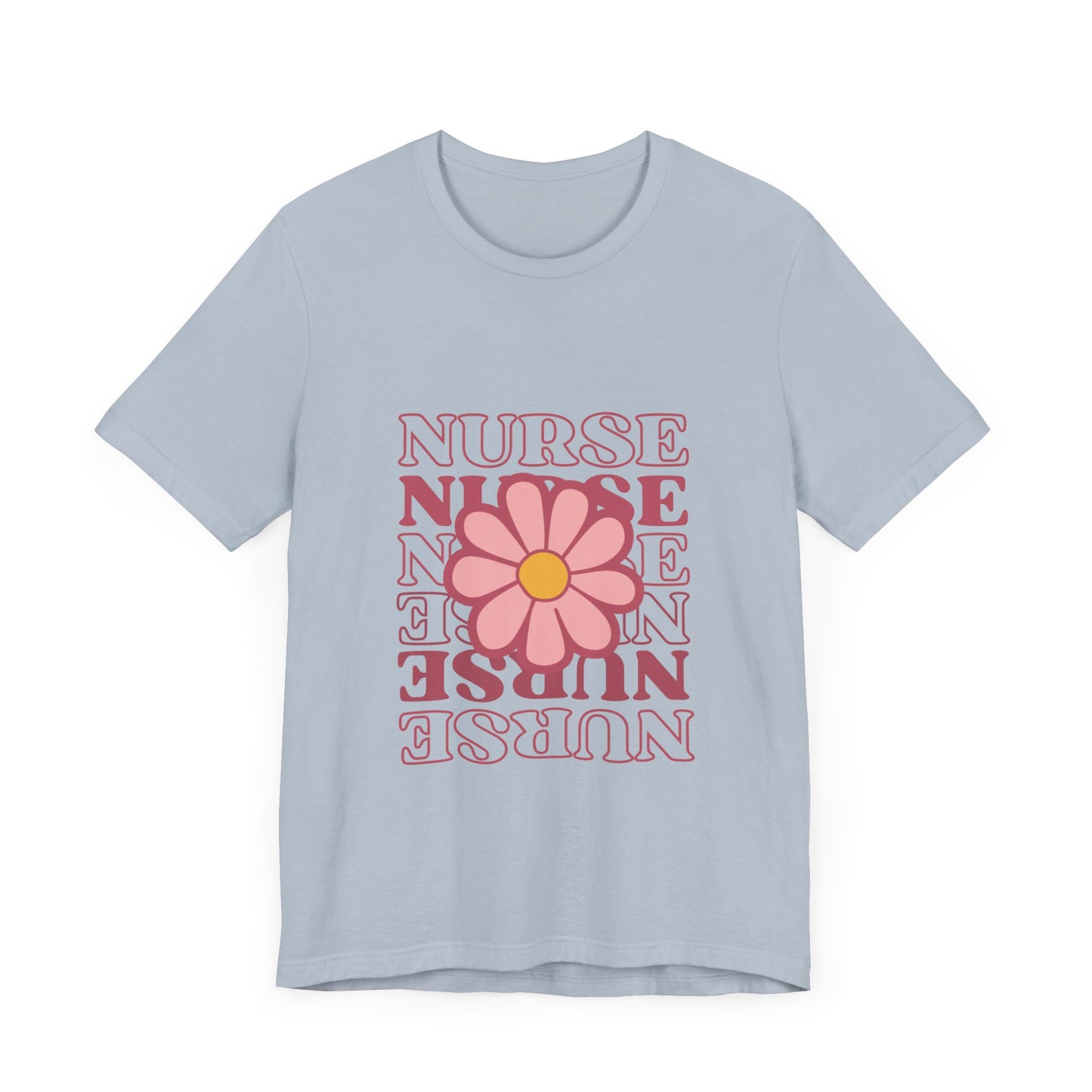 Daisy Floral Nurse T-Shirt