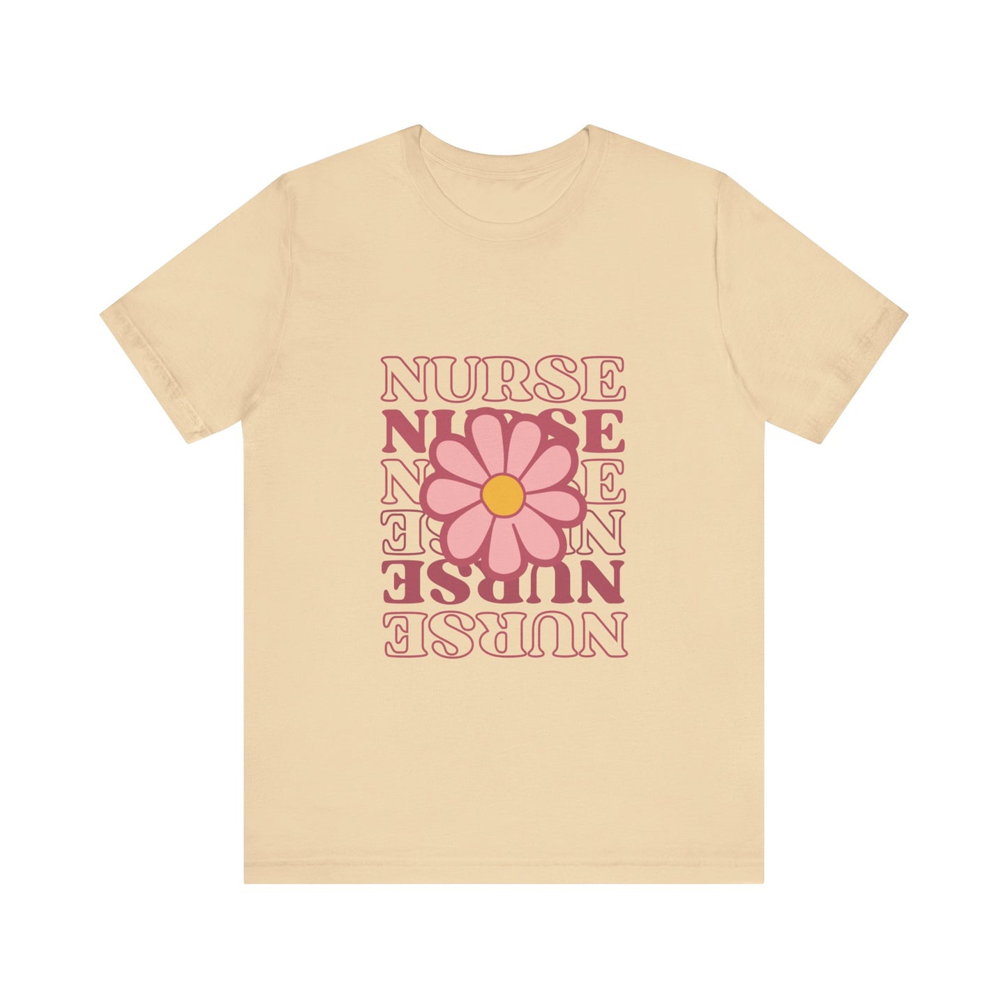 Daisy Floral Nurse T-Shirt