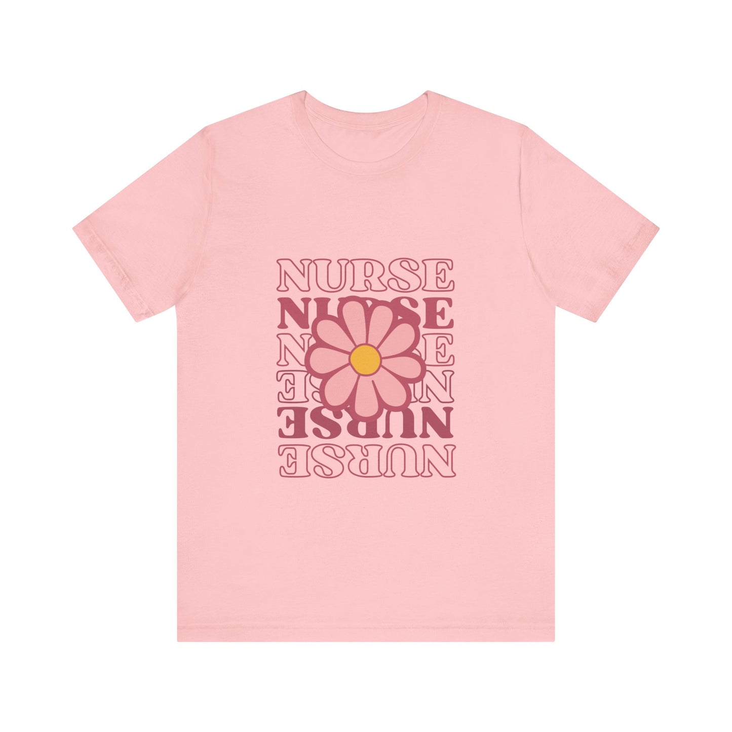 Daisy Floral Nurse T-Shirt