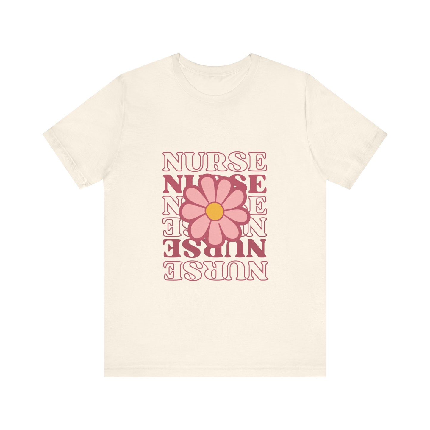 Daisy Floral Nurse T-Shirt