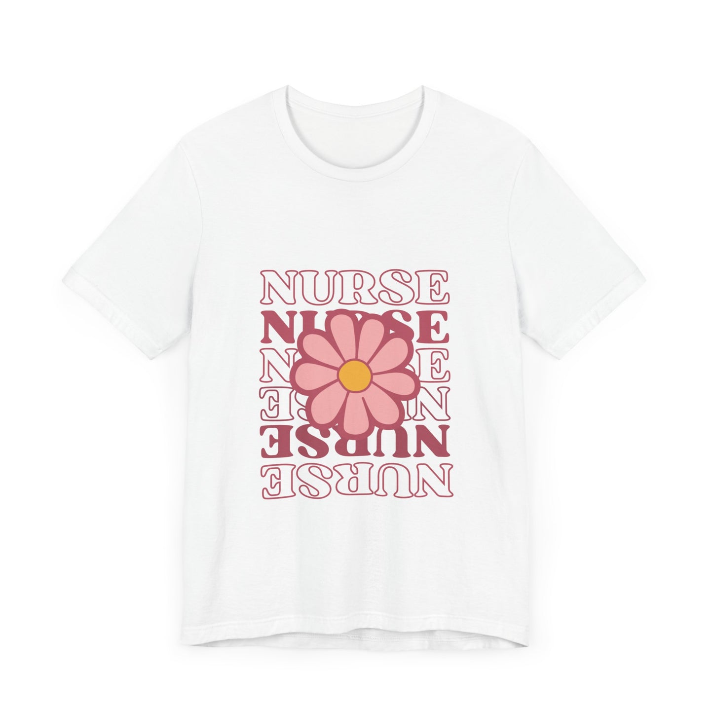 Daisy Floral Nurse T-Shirt